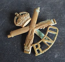 WW1 British Royal Naval Division ORs Brass Cap Badge from The Somme c.1914-18