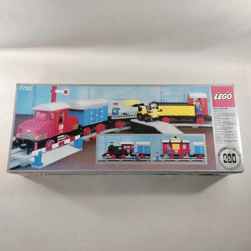 Vintage Lego Diesel Freight Train Set 7720 With Box Not Complete