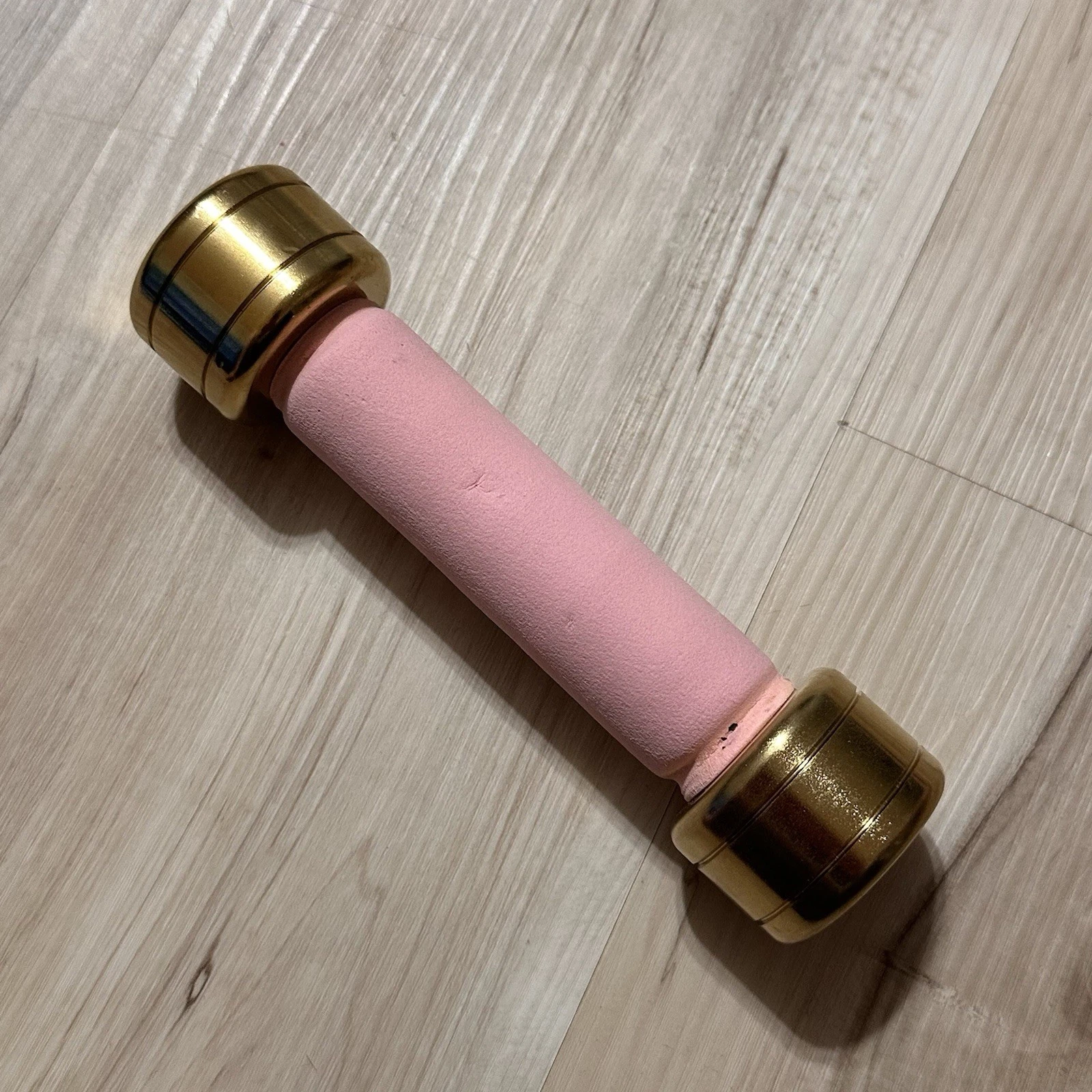 Blogilates Dumbbell Gold 3lb Weight Gold Pink Fast Shipping