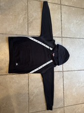 Kappa Black/White Pullover Hoodie Size Small