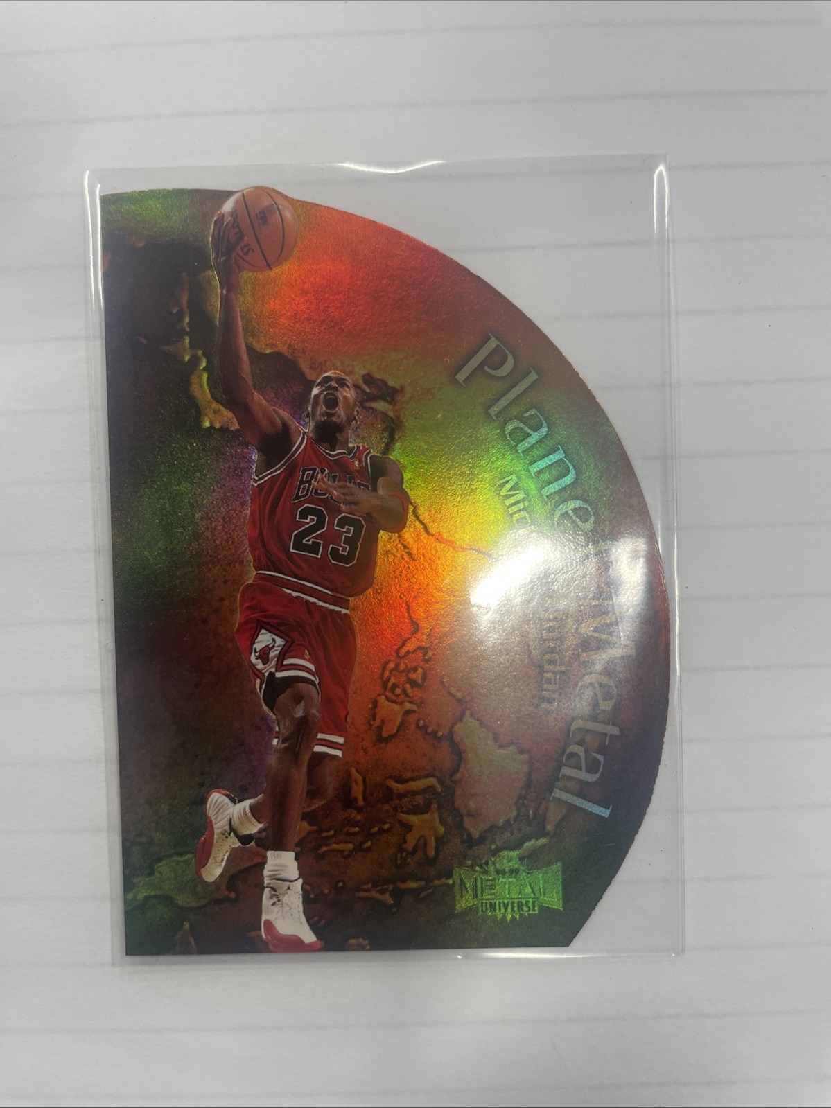 Michael Jordan 1998 Metal Universe #1-PM Planet Metal Price Guide 