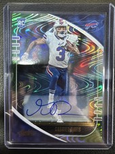 2020 Panini Absolute - Rookie Gabriel Davis #136 Signatures Green Waves 01/25 AU