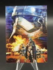 2024 Topps Star Wars Galaxy Chrome The Force Awakens Aqua Sonar /199 #17