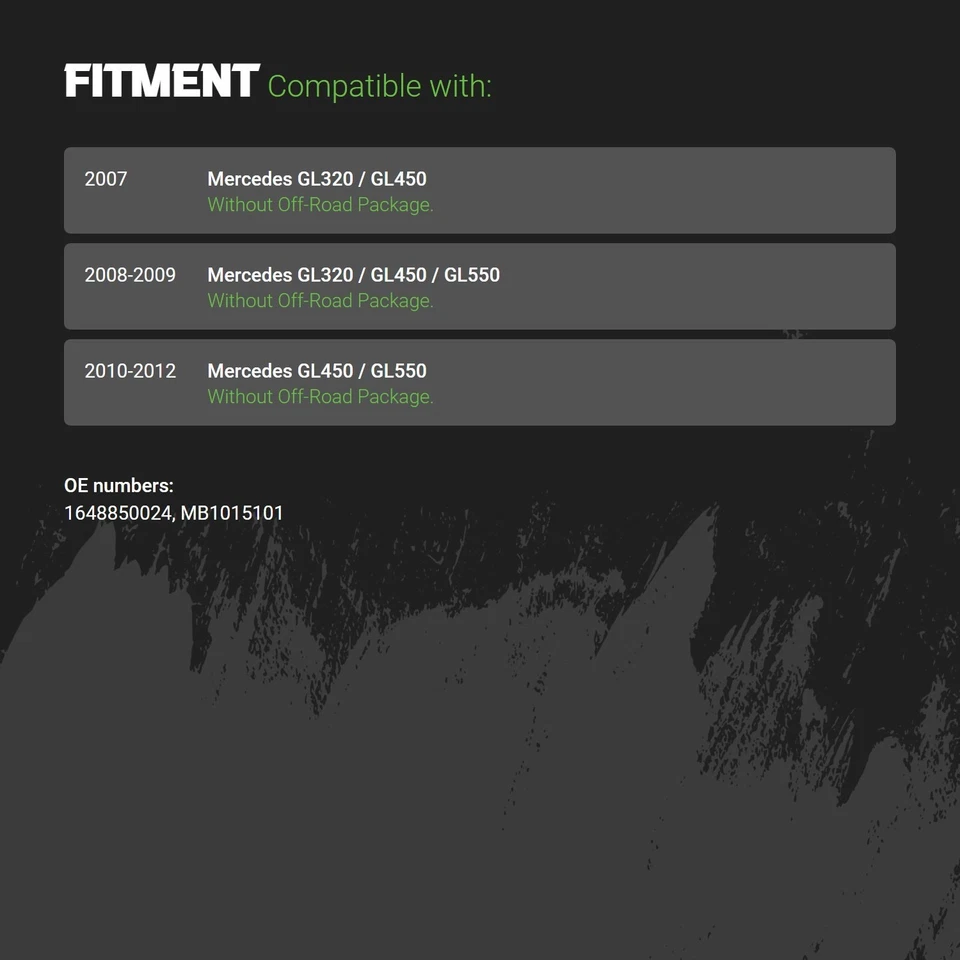 For Mercedes-Benz GL450 07-12 Front Lower Bumper Flap Cover Standard Line Foto 2 de 2