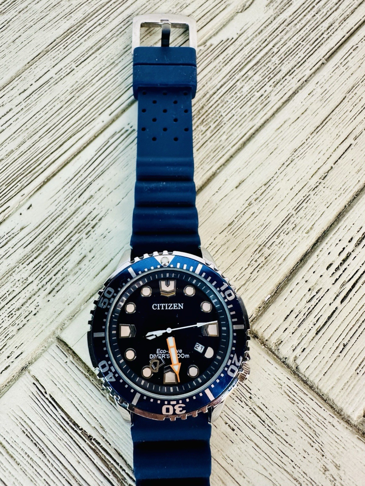 Citizen Promaster Diver BN0151-17L Eco-Drive 200m Blue Men’s Watch Japan