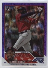 2023 Topps Update Purple Foil 399/799 Narciso Crook #US186 15t1