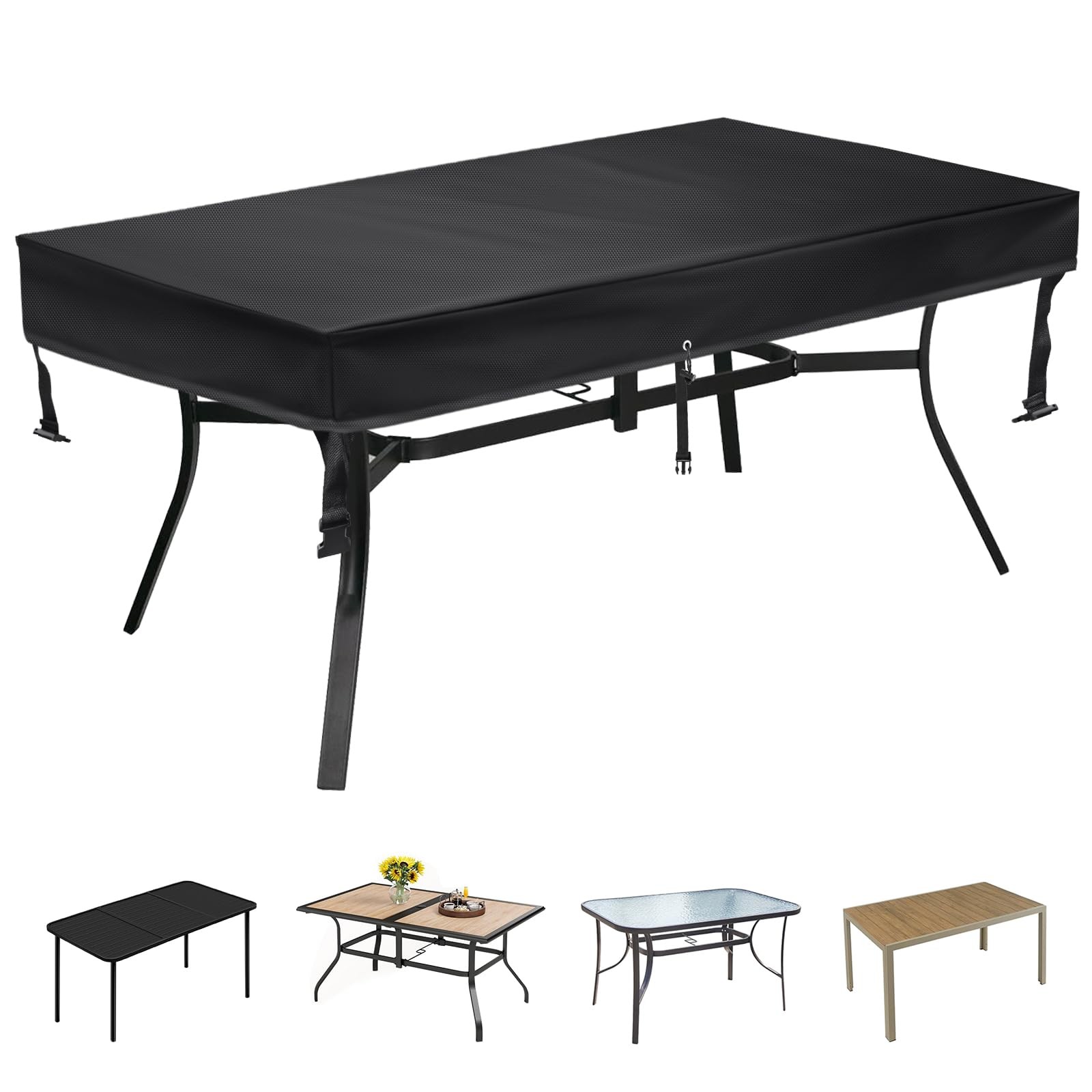 Rectangular, Patio Table Cover Rectangle For Patio Table ...