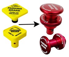 Parking Brake Safety Lock, Replaces Yellow Air Brake Knob in Class A Motorhom...