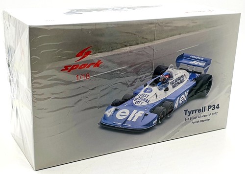 Spark 1/18 Scale 18S571 - F1 Tyrrell P34 #4 South Africa GP 1977 Depailler - 第 5/5 張圖片