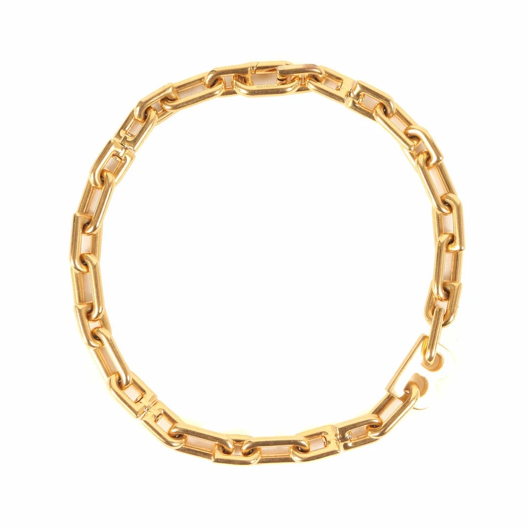 BALENCIAGA B Collana Catena Oro Accessori Gioielli Articolo Uomo Usato0