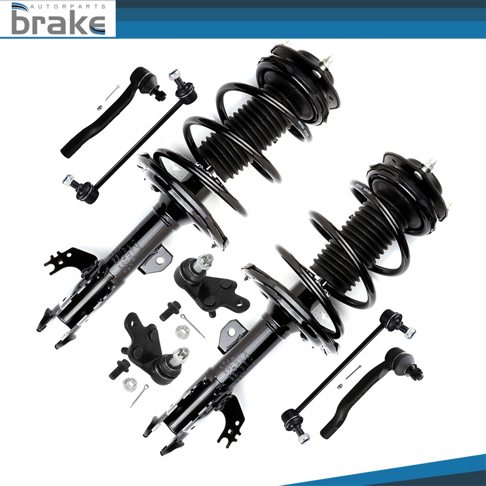 2012-2017 Toyota Camry Front Suspension Kit – Struts, Sway Bars, Tie Rods & Ball Joints