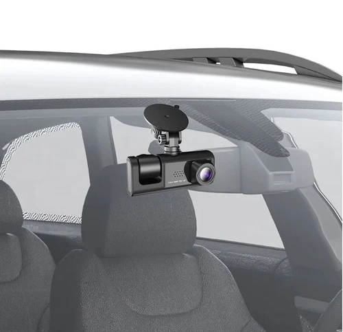 HD 1080P Car Dual Lens Dash Cam Front/Rear/Inside Video Recorder Camera G-sensor - Picture 9 of 14