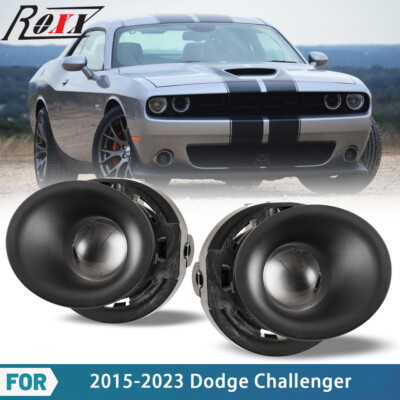 2015-2023 For Dodge Challenger Clear Lens Pair Fog Light Lamp+Wiring+Switch Kit
