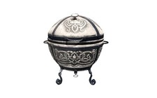 Ceramic Grill tandoor outdoor clay  BBQ smokehouse charcoal  Duxe black egg