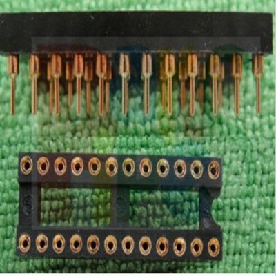 2pcs 24 PIN GOLD DIP IC SOCKET PANEL ADAPTER SWAP,G24S