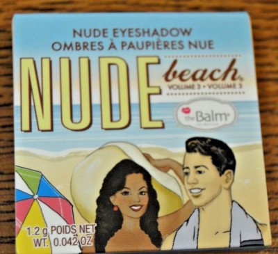 2x The Balm Cosmetics Nude Beach Single Eyeshadow In BODACIOUS .042oz