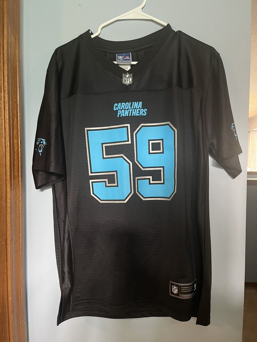 Luke Kuechly Jersey Youth XL Black Nike On Field Football Carolina