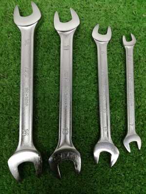 KCT Spanner Wrenches 6 Piece Set Silver Hand Tools Workshop 