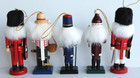 Colorful Holiday Nutcrackers Lot Of 5, Soldiers, Santa & Fishermen, 5 Inch Tall — photo 3
