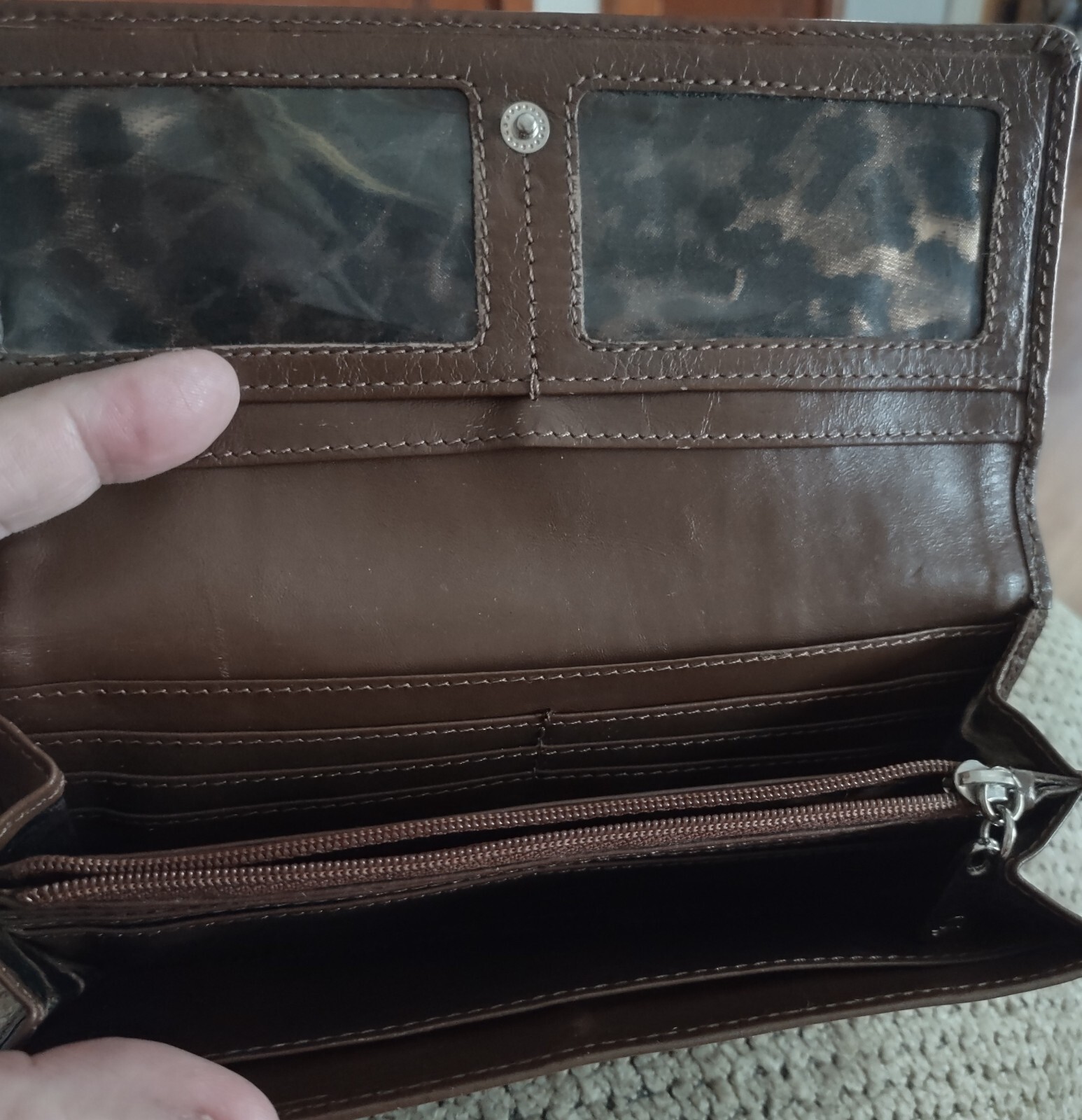 Grace Adele Leather Shoulder Hobo Bag And Wallet. - image 15