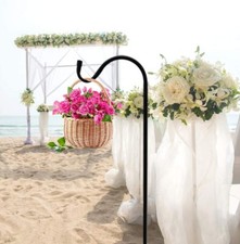 2PCS Heavy Duty Shepherds Hook Adjustable Shepards Hooks for Outdoor 100CM/150CM