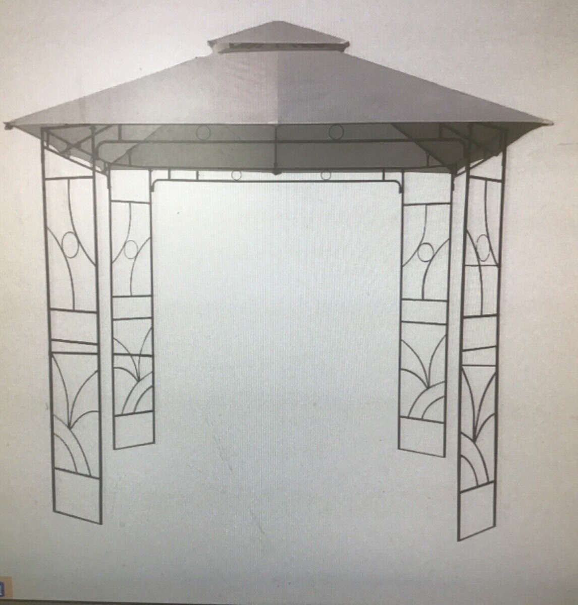 Brand New Arosa Steel Gazebo 2.5 x 2.5 m eBay