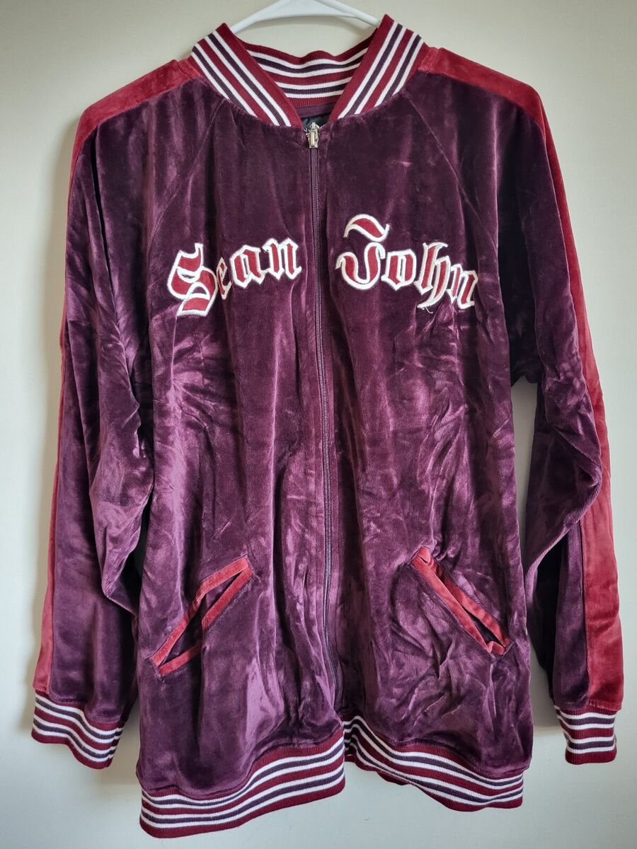 Vintage Sean John Purple Velour Track Suit Y2K OG Size XL-20 Vintage Sean John Purple Velour Track Suit Y2K OG Size XL-20