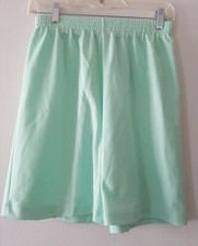 Vintage 1980's Pastel Sea Foam Green Skort Shorts Catalina Small XS Vtg Retro