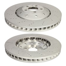 SHW Performance vorne gebohrt 2 Stück Bremsscheiben 390x36mm x2 für Audi RS6 C6 V10