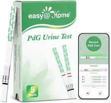 Easy@Home PdG Test Strips – 5 Count, Hormone Tracking Kit