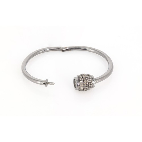 Diamond Bracelet 925 Sterling Silver Women's Bracelet Wedding Silver Jewelry - 第 5/5 張圖片