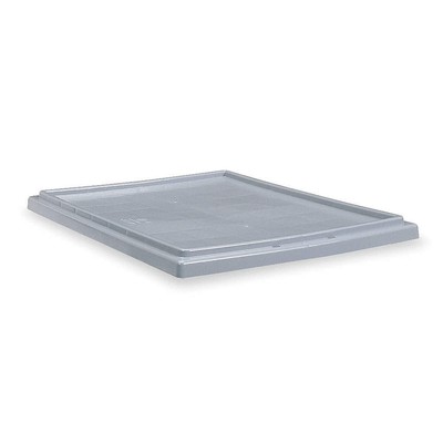 AKRO-MILS 35181GREY Lid,Gray,Indstrl Grd Plymr,18 in 6A266