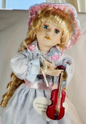 Josephina Collection Pamela Doll OB 760003 Musical Plays Fur Elise Bisque COA