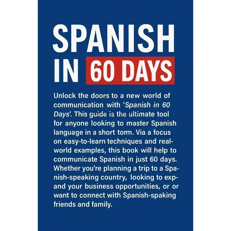 Spanish in 60 Days: The Language Learning Workbook to Help You Speak Just USA - Image 2 of 3