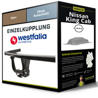 Starre AnhäNgerkupplung FüR Nissan King Cab 2002-2005 Typ MD22 Westfalia NEU