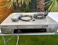 Panasonic NV-FJ610B-S  VHS Video Recorder Player with Remote - Working Condition