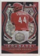 2020 Panini Chronicles Crusade Ruby Wave Prizm 142/199 Aristides Aquino #5 2p7