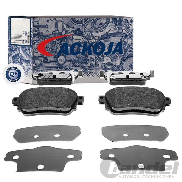 Ackoja BremsbelÄGe Satz Hinten Passend FüR Nissan Leaf Qashqai X-TRAIL Renault-image