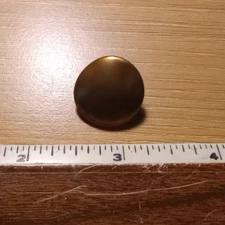 WW1 German copper plain button, 1