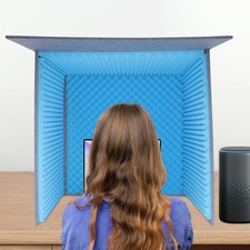Desktop Soundproof Cover - Portable Isolation Booth for Vocal Recording