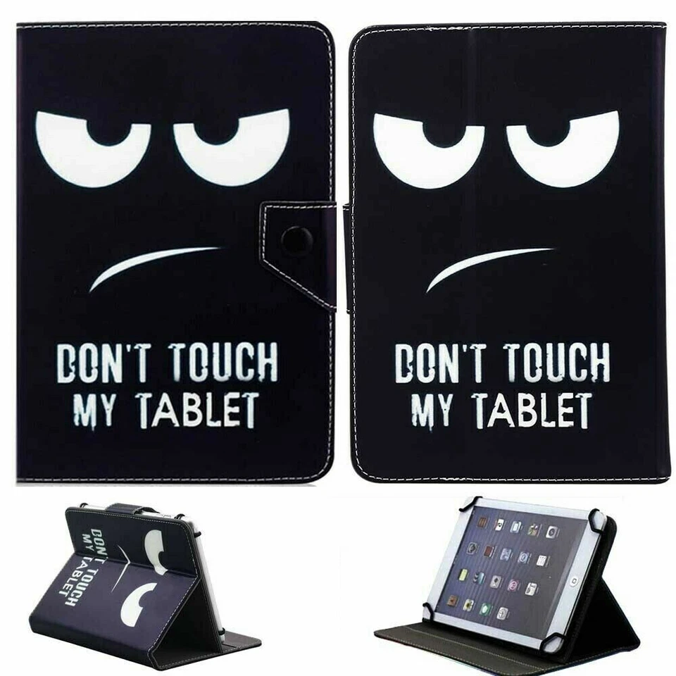 Leather Smart Case Stand Tablet PU Soft Cover For Lenovo Tab M7 M8 M10 E7 E8 E10 - Image 3 of 4