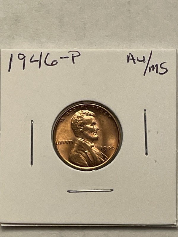1946-P Lincoln Wheat Cent Penny Gem