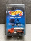 Vintage 1988 Hot Wheels Workhorses Orange Shell Tank Truck   #2800
