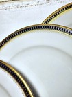 Schumann Arzberg Germany Bavaria Echt Kobalt and Gold Set of 4 Bread Plates — photo 4