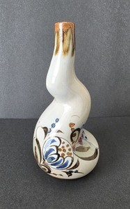 Tonala Vintage Pottery Vase Ken Edwards Mexican Stoneware Organic Shape