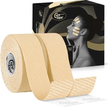 CureTape® Beauty kinesiology tape for the face, 2.5 cm wide, 2 x 5 m