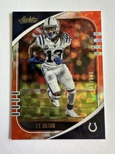 2020 Panini Absolute  T.Y. Hilton 149/149 #37 Orange Mosaic Silver Holo NM