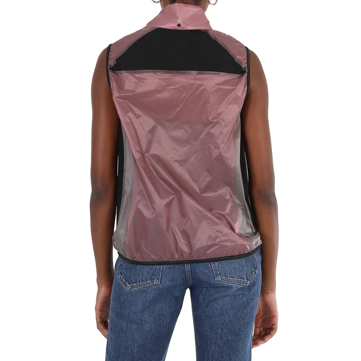 Giacca Moncler donna rosa scuro mesquier nylon