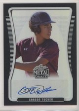 2020 Leaf Metal Draft Portrait Black Rainbow 5/15 Carson Tucker Auto 0c6