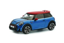Solido 1:43 Mini Cooper 2023 Island Blue Metallic Red Roof Diecast Model